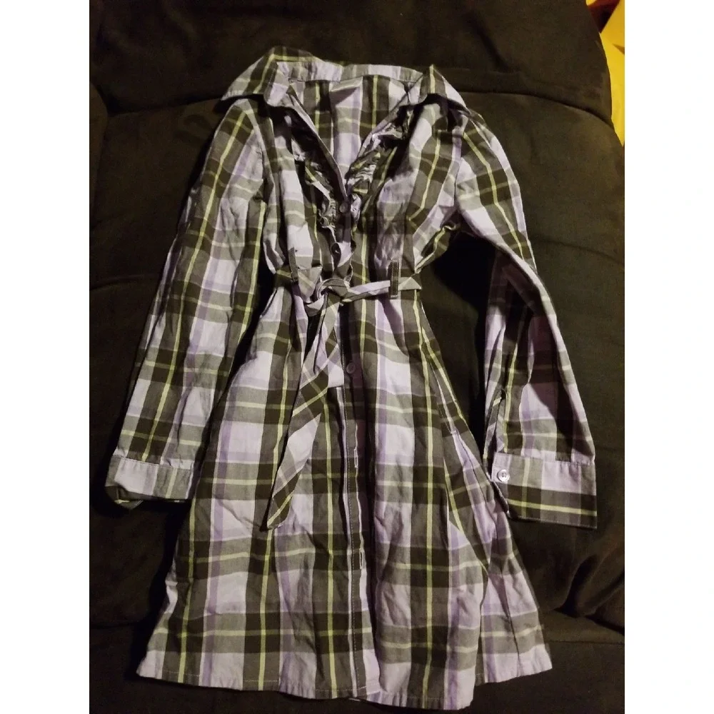 Gymboree cowgirls at‎ heart plaid dress 6